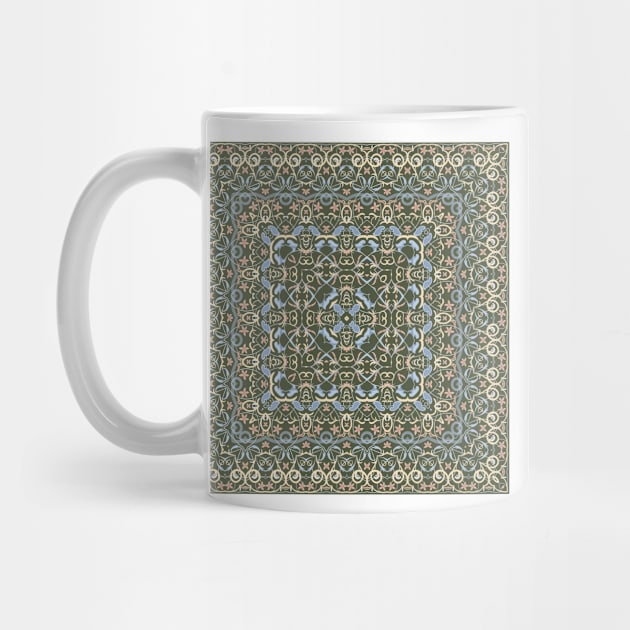 Arabic ornate square pattern by IrinaGuArt